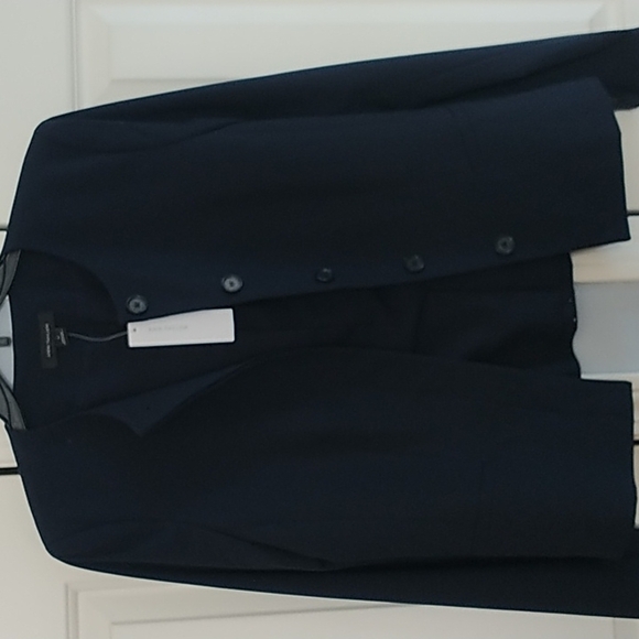 Ann Taylor Classic Navy Blazer 4 - Picture 4 of 13